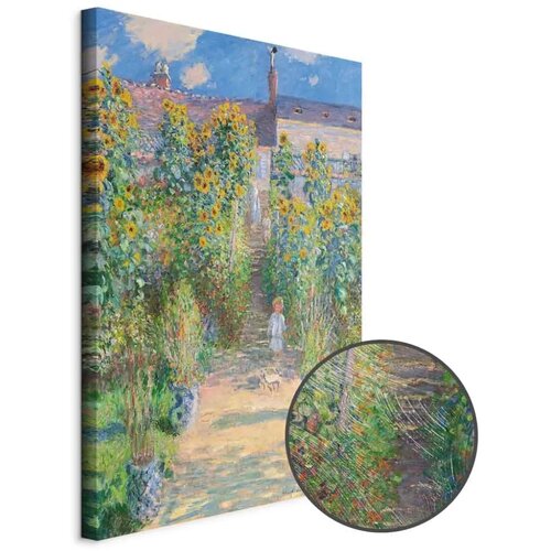  Slika - Claude Monet &ndash; Monet&rsquo;s Garden at V&eacute;theuil 40x60 Premium Print Cijene
