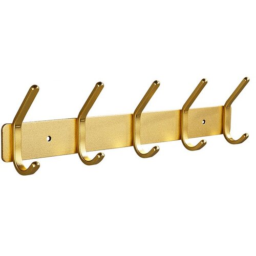 INF Vsestranski obe&scaron;alnik za vrata s 5 kavlji - brez vrtanja/vrtanja Gold, (5000296510) Cene