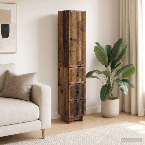  Set ormara 2 pcs Staro drvo 33 x 34,5 x 90 cm Konstruirano drvo Cene
