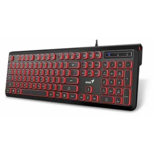 Genius tastatura slimstar 260 usb yu black/red Slike