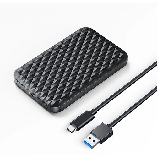 Orico ETUI ZA DISK 2.5 HDD SSD ZA USB-C 5GB/S S FUNKCIJO BRANJA IN PISANJA, (5000347191) Slike