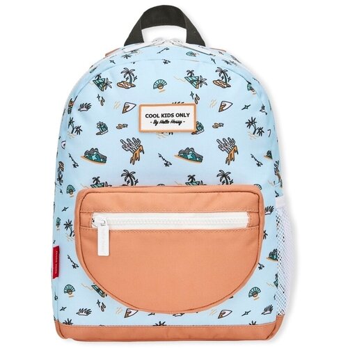 Hello Hossy Nahrbtniki Blue Island Kid Backpack - Blue Modra Slike