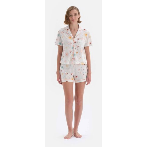 Dagi Pajama Set - White Slike