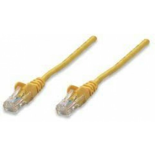Intellinet Patch Cable, Cat6 Certified, UUTP, 0.5m, Yellow 29665 Slike