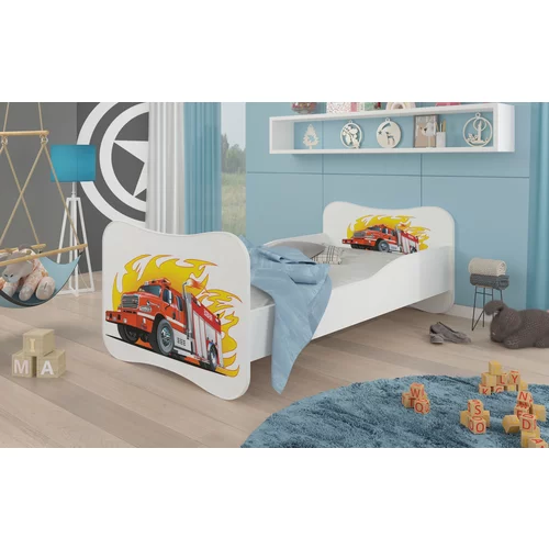 ADRK Furniture Otroška postelja Gonzalo grafika - 70x140 cm