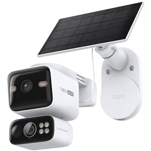 Tp-link Tapo C645D kamera + Tapo A201 Solar panel 2x 2K/3MP (2304&times;1296)Color Night Vision, microSD, 6&times;Spotlights, detekcija pokreta, IP65, ugrađena punjiva Li-Ion baterija, Wi-Fi/Tapo app Cijene