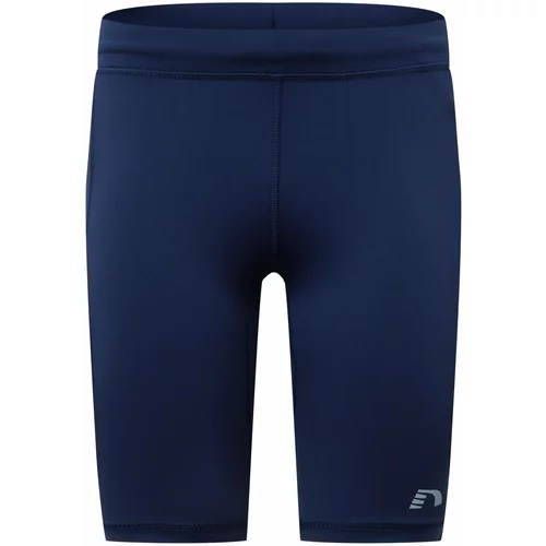 Newline Športne hlače temno modra / svetlo siva