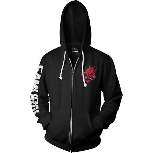 Jinx CYBERPUNK 2077 BIGGEST FAN ZIP-UP HOODIE ČRNA S Cene
