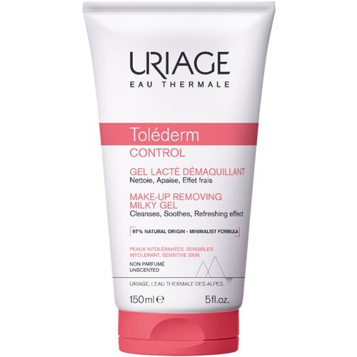 Uriage Toléderm Control Make-up Removing Milky Gel čistilni gel za odstranjevanje ličil 100 ml Cene