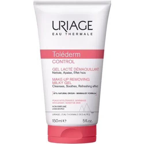 Uriage Toléderm Control Make-up Removing Milky Gel čistilni gel za odstranjevanje ličil 100 ml