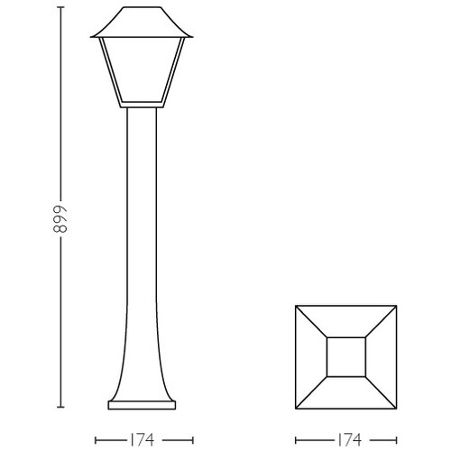 Philips 16497/30/PN - Spolja&amp;scaron;nja lampa MYGARDEN ALPENGLOW E27/60W/230V IP44 Slike