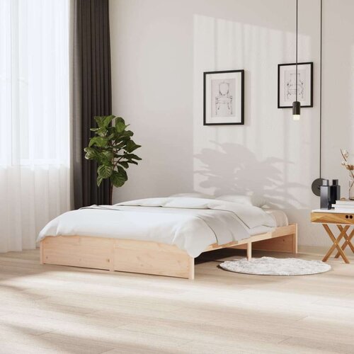  Okvir za krevet od masivnog drva 160 x 200 cm Slike
