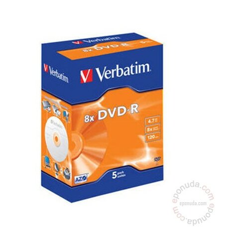 Verbatim DVD-R LIVEIT 4.7GB 4X VIDEOTALLBOX 43194 disk Slike