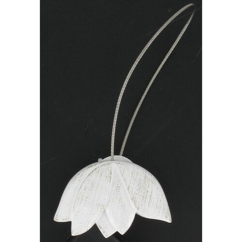 Luance traka za zavese sa magnetom tulipe belo/zlatna Slike