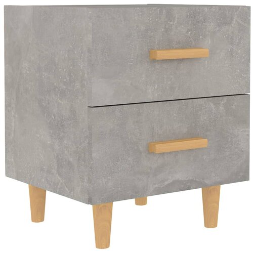 Maison Chic Nočna omarica - Nočna miza betonsko siva 40x35x47,5 cm, (21690104) Cene