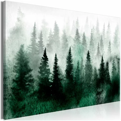  Slika - Scandinavian Foggy Forest (1 Part) Wide 120x80
