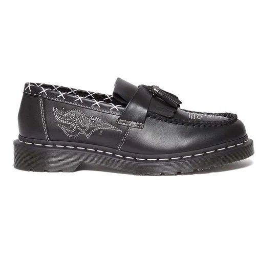 Dr. Martens Kožne mokasinke Adrian Gothic Americana boja: crna, DM31626001