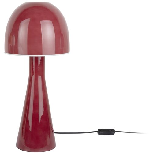 Leitmotiv Crvena stolna lampa sa staklenim sjenilom (visina 45 cm) Bombin &amp;ndash; Slike