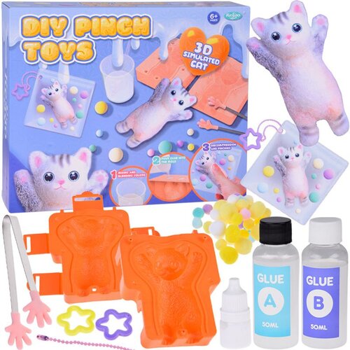 Serija kreativnih kompleta: DIY CATS SLOOMER - antistresni privjesak za ključeve ZA5984 Cene