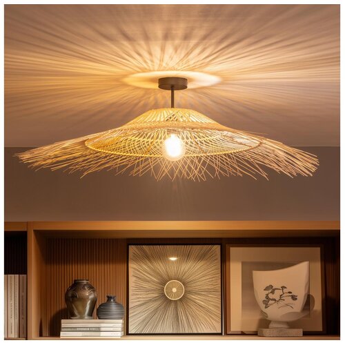 Brilagi LED plafonski luster CERIA BOHO 1xE27/60W/230V Ø 100 cm crna/bež Cene