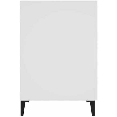  Radni stol bijeli 140 x 50 x 75 cm od konstruiranog drva Bijela Slike