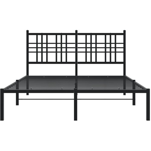  okvir za krevet s uzglavljem crni 135x190 cm Slike