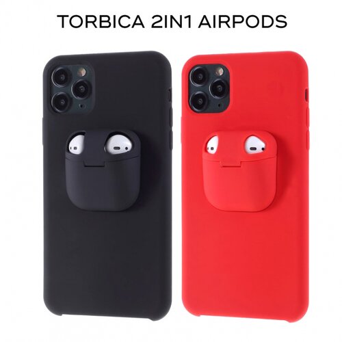 Teracell maska 2in1 airpods za iphone xr crvena Slike
