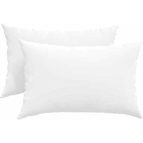  Jastučići za sofu 2 pcs Bijelo 60 x 40 cm tkanina Slike