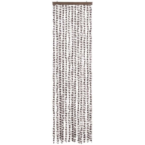  Zastor protiv muha Smeđesiva i bijeli 56 x 200 cm od &amp;scaron;enila Slike