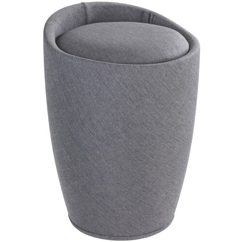 Wenko siva ko&amp;scaron;ara za rublje i stolica 2u1o Linen Look, 20 l Slike
