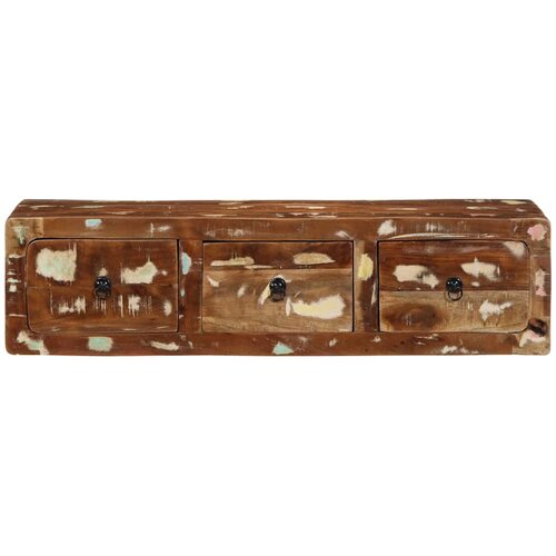  Zidni TV ormarić 100x32x25 cm Obrađeno puno drvo Slike