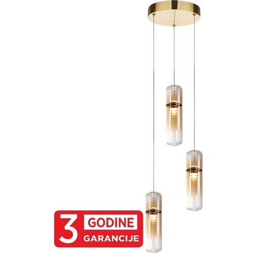 Mitea Lighting Visilica bronzana SHADOW MAP9504-3 3x6W 3000K + amber LED 3Y Cene