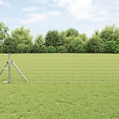 vidaXL evropska ograja 0,6x50 m pocinkano jeklo Cene