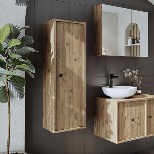 Hanah home 2217 kupatilski ormarić 35 &amp;times; 110 &amp;times; 30 cm, atlantski bor Slike
