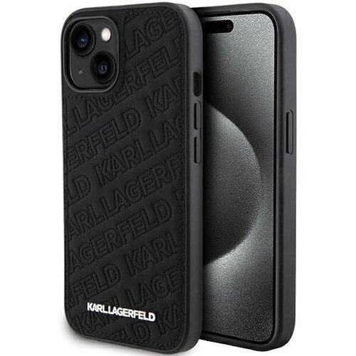 Karl Lagerfeld OVITEK PRE&Scaron;IT K VZOREC ZA IPHONE 15 PLUS 14 PLUS ČRN, (21899134) Cene