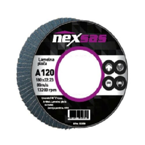 Nexsas flap disk 180 x 22.23 wa 120 ( 53359 ) Cene