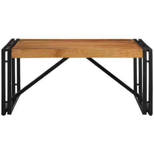 Maison Chic kavna mizica - Nizka mizica 80x80x35 cm masivni les akacija, (21755234) Cene