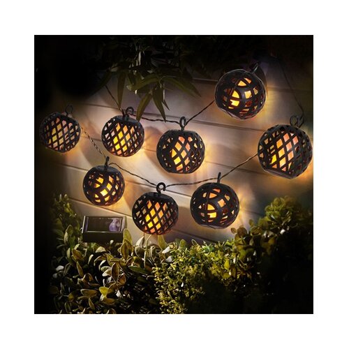 Garden of Eden LED solarna veriga z efektom ognja / plamena 140 cm Slike