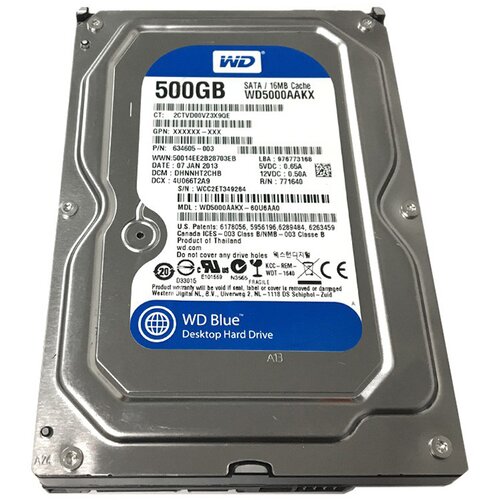  Hard disk 500GB Western Digital Blue 3.5" SATA III &ndash; 7200rpm Cene