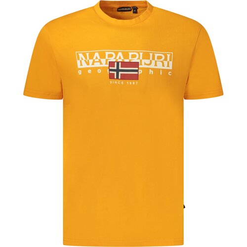 Napapijri MEN&amp;amp;#39;S SHORT SLEEVE T-SHIRT ORANGE Slike
