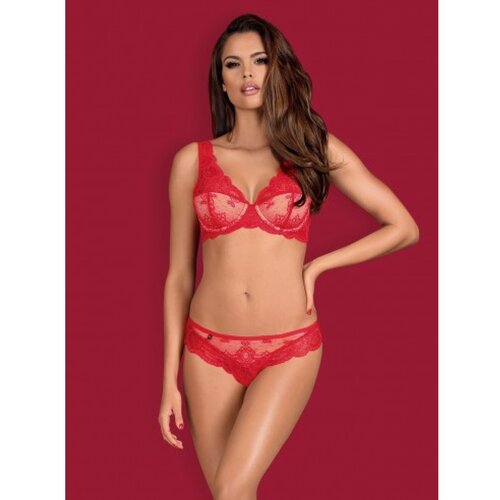 Obsessive Seksi komplet 853 rdeč Cene
