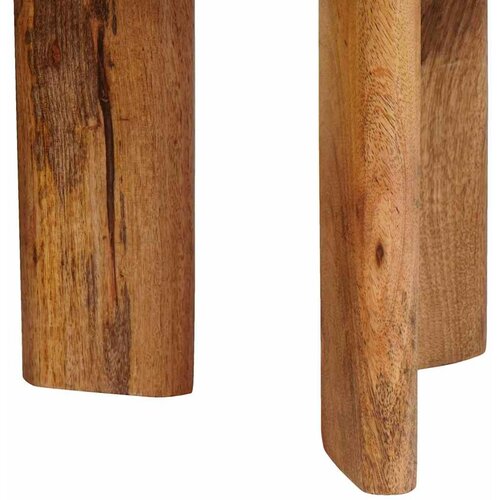 Stolovi za kavu na sklapanje 2 pcs Smeđa Čvrsto drvo manga Slike