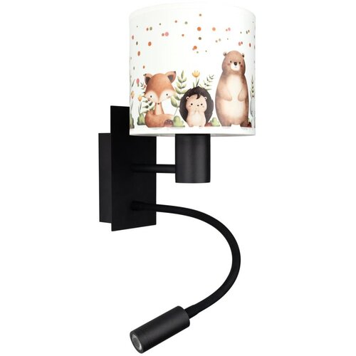 Brilagi LED fleksibilna lampa BOBO 1xE27/25W/230V + LED/3W crna/bela/sa motivima životinja Cene