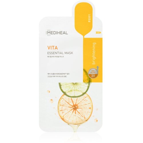 Mediheal Essential Mask Vita sheet maska za blistav ten s multivitamin kompleskom 24 ml Slike