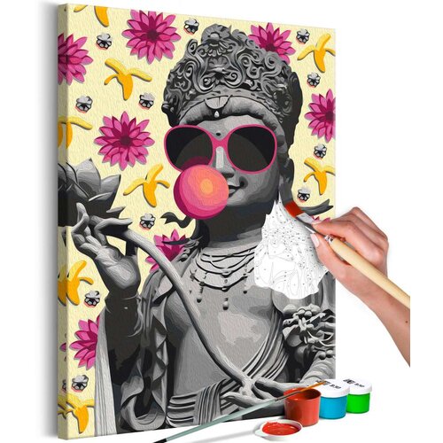  Slika za samostalno slikanje - Buddha and Bananas 40x60 Cijene