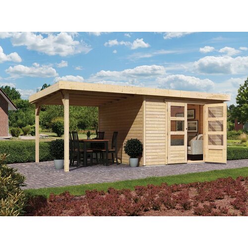 KARIBU LESENA VRTNA HI&amp;Scaron;KA ASKOLA 5 302DX246GX211V &amp;#039;+ 280D 19MM BARVA LESA Slike
