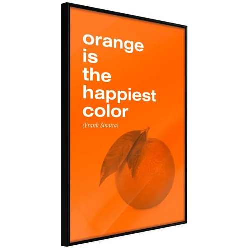  Poster - Orange Colour 40x60
