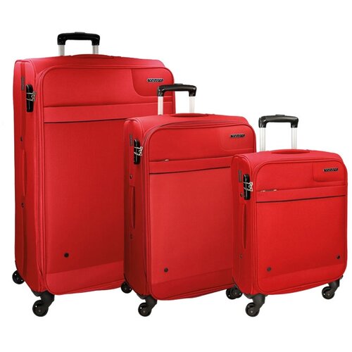 Joumma Bags Movom Bronx set od tri kofera 55/ 67/ 76 cm red Cene