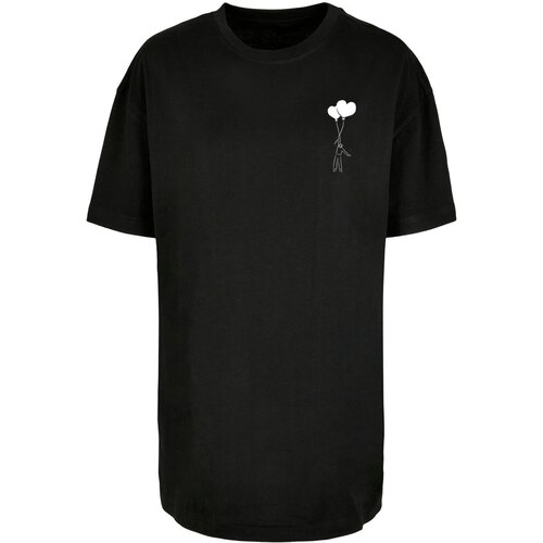 Merchcode Women's T-shirt Love In The Air Oversized black Cene