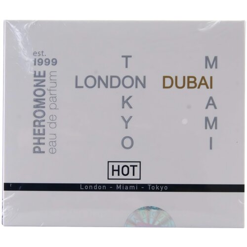 Hot Set feromonskih ženskih parfema London Majami Tokio Dubai 4x5ml Slike